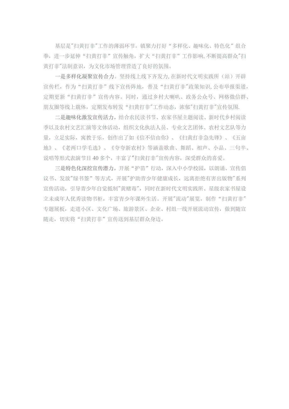 镇“扫黄打非”工作情况汇报.docx_第2页