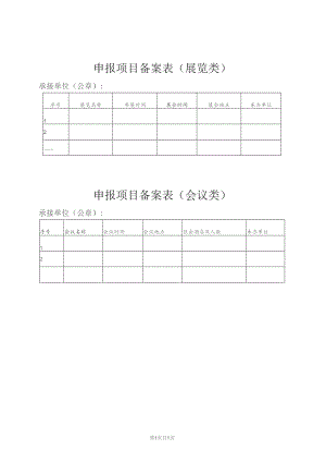 申报项目备案表（（2013年）.docx