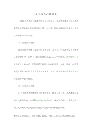 全面振兴心得体会.docx