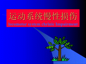 运动系统慢性损伤1.ppt