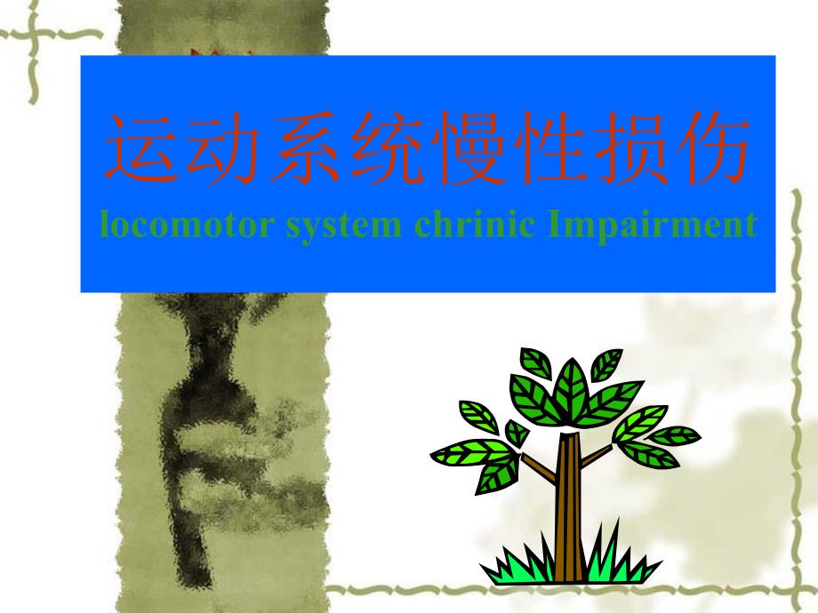 运动系统慢性损伤.ppt_第1页