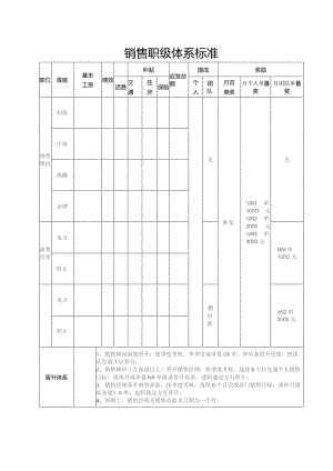 销售职级体系标准.docx