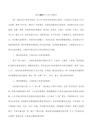 海关2023年工作计划要点.docx