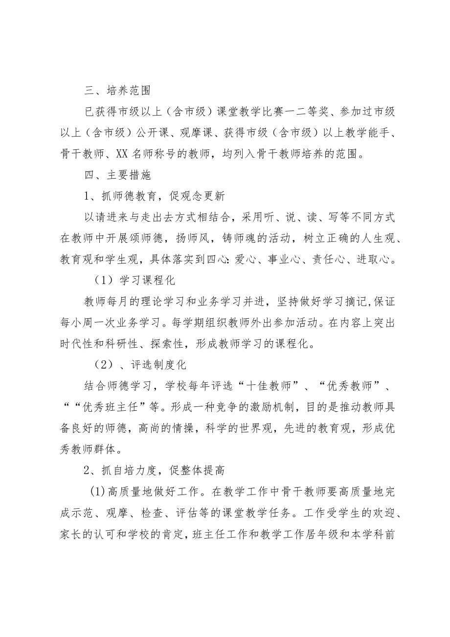 XX学校骨干教师培训制度.docx_第3页