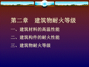 建筑材料的高温性能..ppt