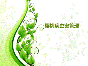 樱桃病虫害管理.ppt