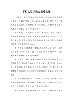 学校实验课安全管理制度.docx
