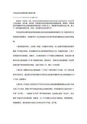 平邑县自然资源政策大餐赶年集.docx