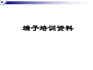 端子培训资料.ppt