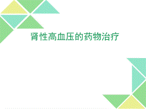 肾性高血压的药物治疗.ppt