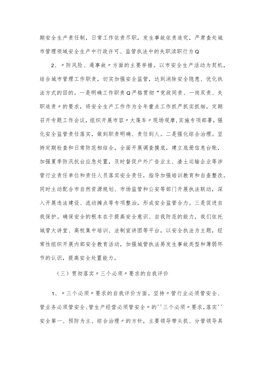 城市管理领域安全生产工作报告.docx_第3页