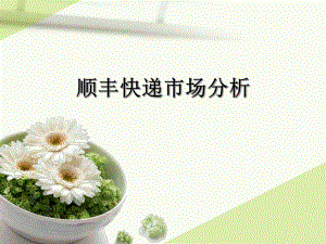 顺丰快递市场分析.ppt