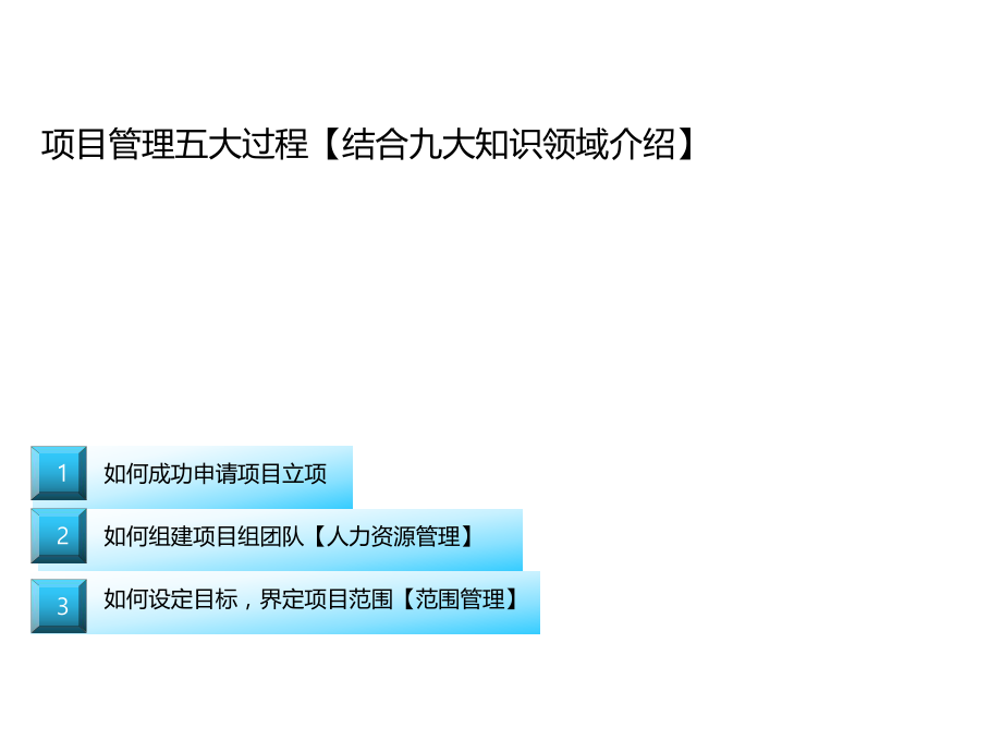 项目管理培训课程(五大过程、九大知识).ppt_第3页