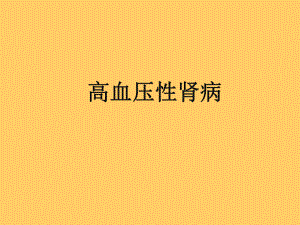 高血压肾病.ppt
