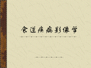 食道疾病影像学.ppt