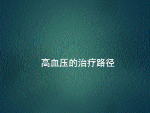 高血压治疗路径.ppt