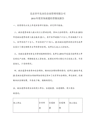 劳务派遣企业年检报告.docx