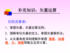 《大学物理》矢量运算.ppt