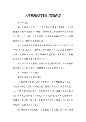 大学校级教学团队管理办法.docx