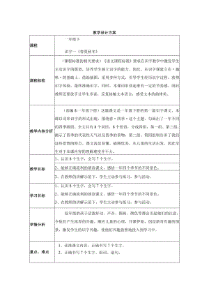 春夏秋冬 教学设计.docx