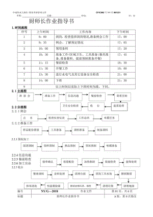 作业流程：厨师长.docx
