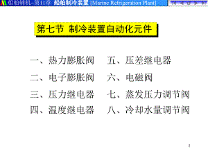 制冷装置自动化元件.ppt