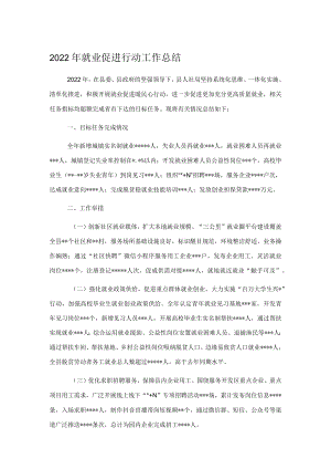 2022年就业促进行动工作总结.docx