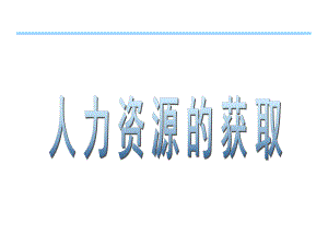 人力资源的获取.ppt