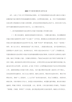 2022年巩固拓展脱贫成果总结.docx