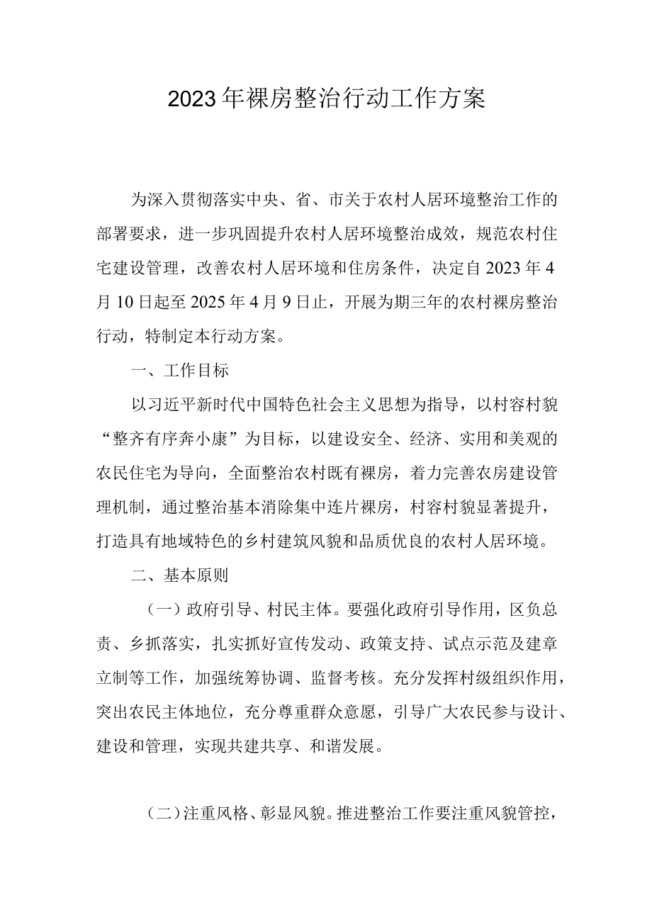 2023年裸房整治行动工作方案.docx_第1页