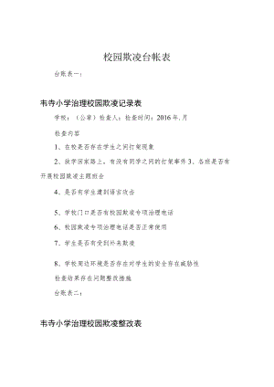 校园欺凌台帐表.docx