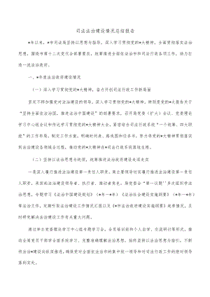 司法法治建设情况总结报告.docx