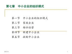 中小企业的组织模式分析.ppt