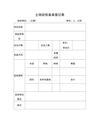 土地征收备案登记表.docx