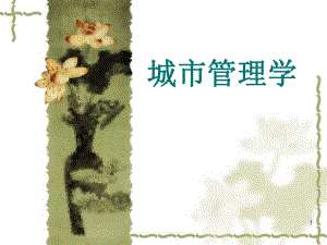 城市管理学导论.ppt