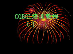 COBOL培训教程11.ppt