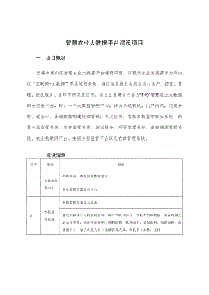 智慧农业大数据平台建设项目.docx