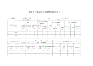 美丽乡村建设驻村帮建情况统计表.docx