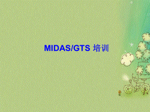 MIDASGTS建模培训教程.ppt