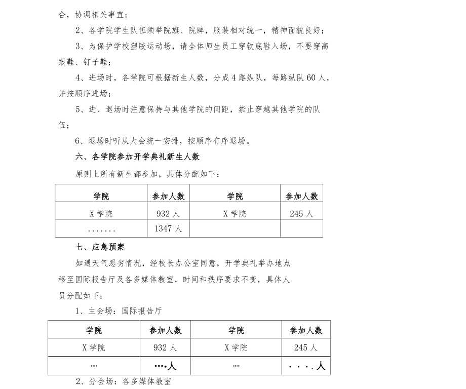 关于组织新生参加开学典礼的通知.docx_第2页