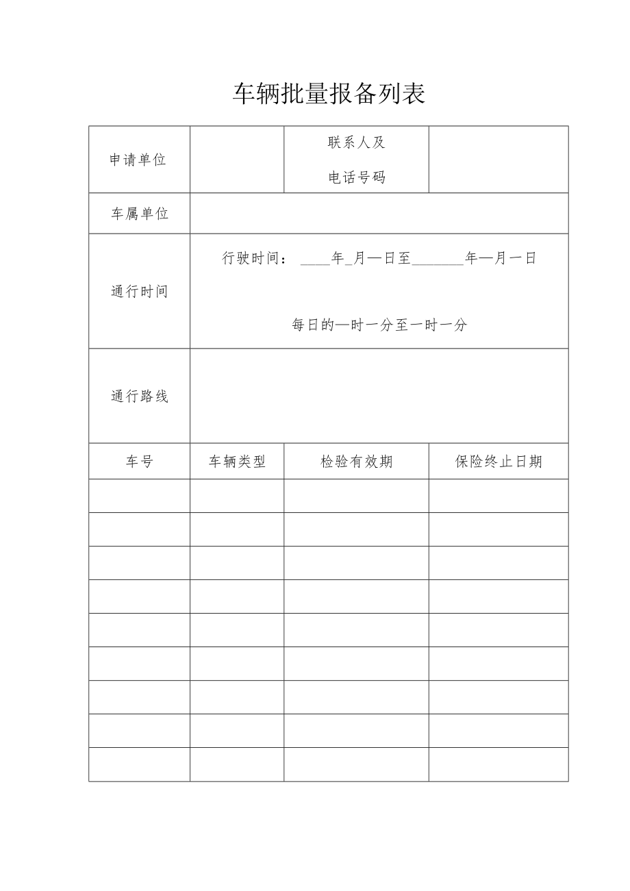 中重型货车通行限行区域备案登记表.docx_第2页