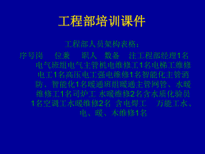 工程部培训课件.ppt