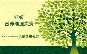 侵蚀性葡萄胎PPT医学课件.ppt