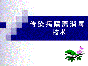 传染病隔离消毒技术规范.ppt