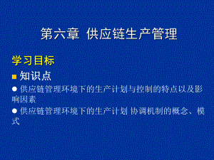 供应链管理ch6.ppt