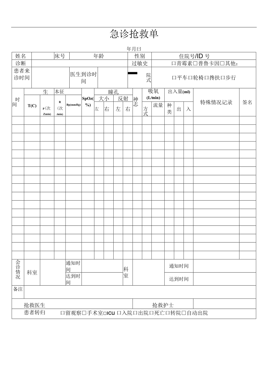 急诊抢救单.docx_第1页