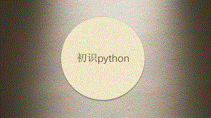 初中信息技术初识python课件.ppt