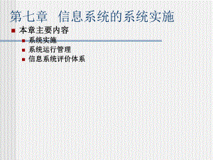 信息系统的系统实施.ppt