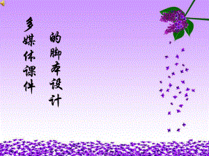 多媒体课件的脚本设计.ppt
