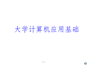 大学计算机应用基础.ppt